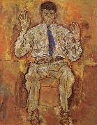 Egon Schiele Portrait of Albert Paris von Gutersloh oil painting reproduction